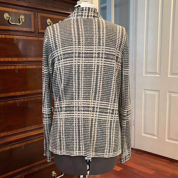 Eileen Fisher Printed Tencel Cardigan - Picture 2 of 4